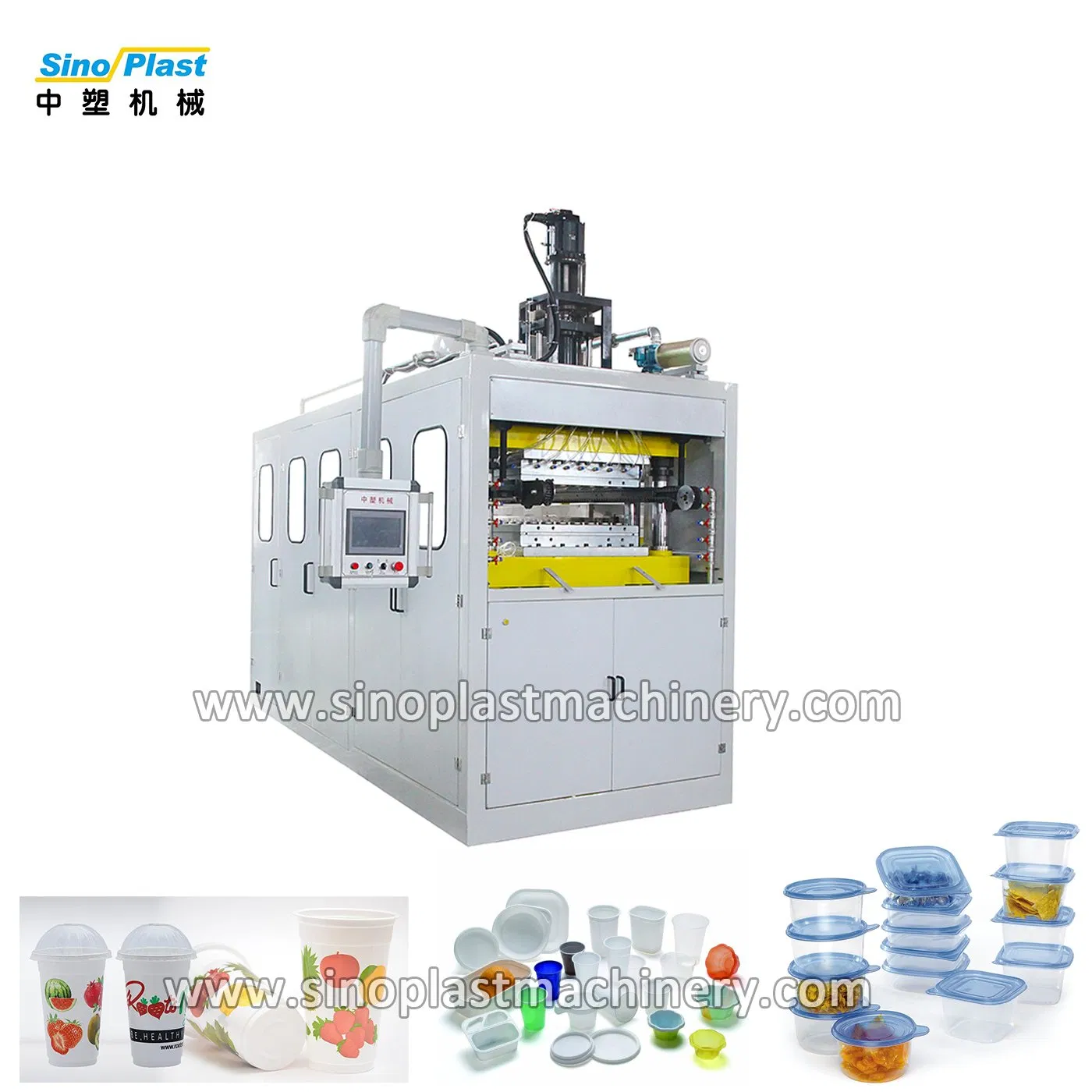Automatic PP PS Pet PLA HIPS BOPS Plastic Tray Making Machine